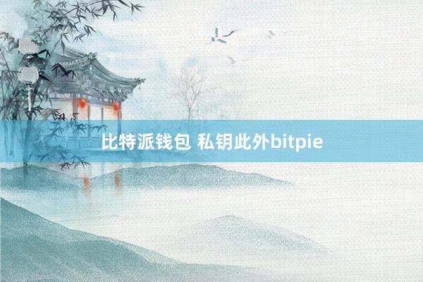 比特派钱包 私钥此外bitpie