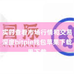 实时查看市场行情和交易深度bitpie钱包苹果下载