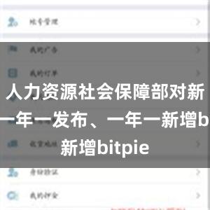 人力资源社会保障部对新职业一年一发布、一年一新增bitpie