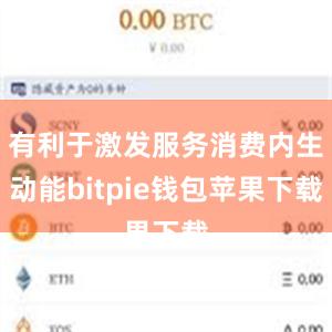 有利于激发服务消费内生动能bitpie钱包苹果下载