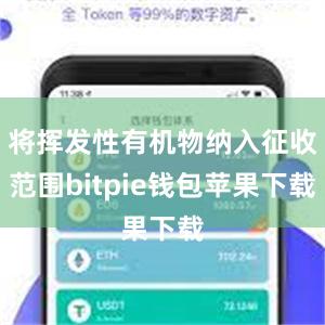 将挥发性有机物纳入征收范围bitpie钱包苹果下载