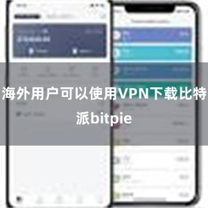 海外用户可以使用VPN下载比特派bitpie